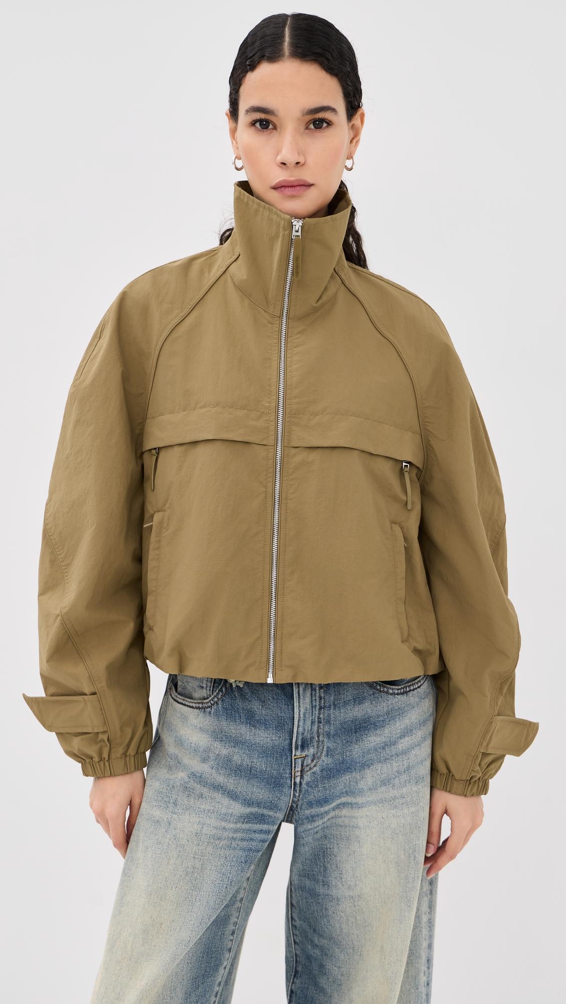 Odill Peach Nylon Bomber Jacket by ACNE STUDIOS