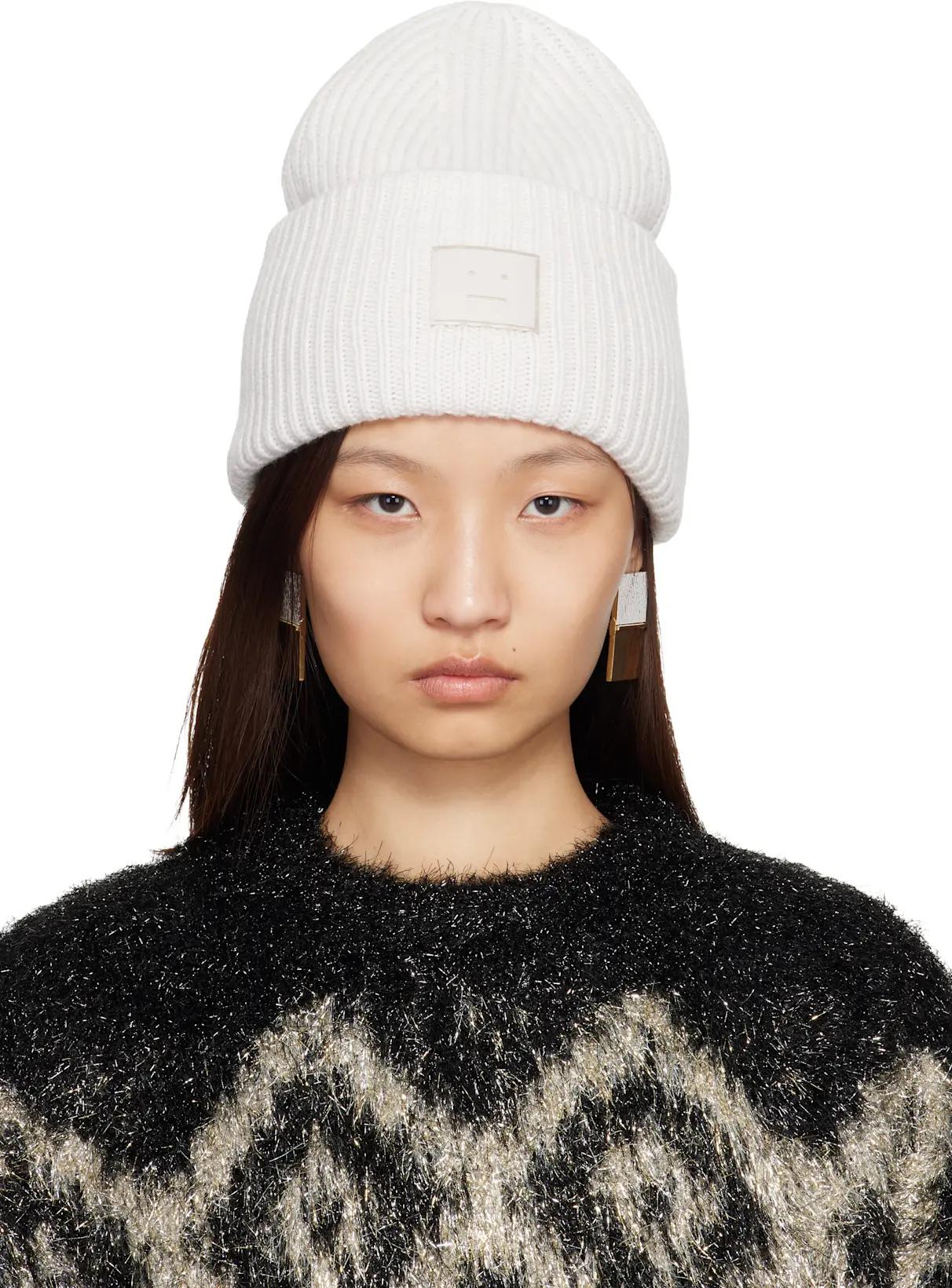 Off-White Large Face Logo Beanie by ACNE STUDIOS