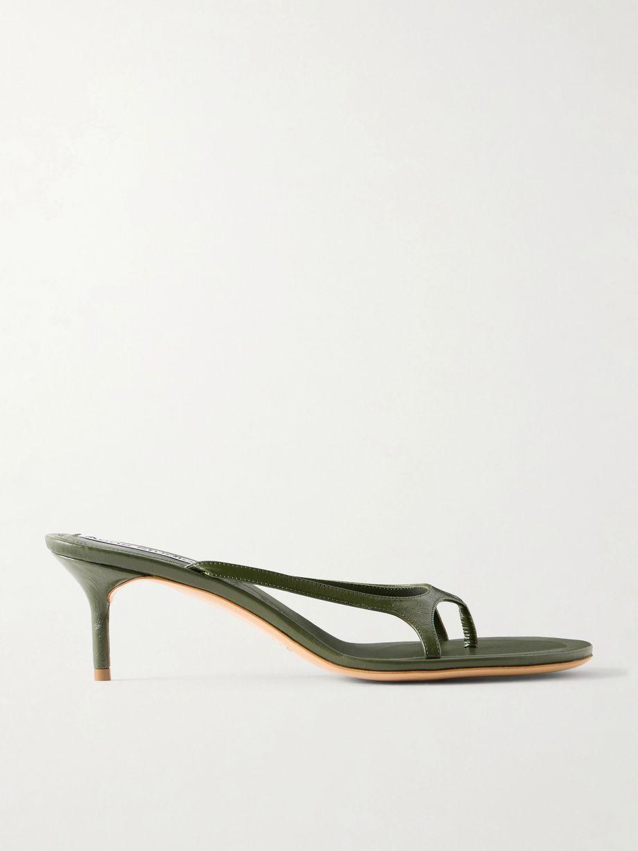 Patent-leather sandals by ACNE STUDIOS
