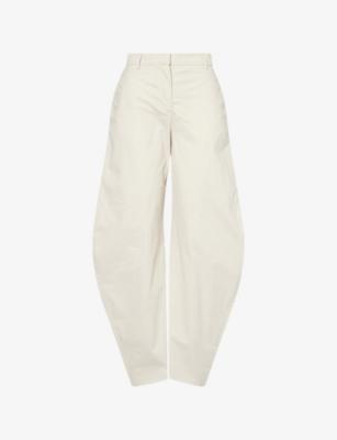 Patty Coated Curve-Leg Cotton Trousers by ACNE STUDIOS