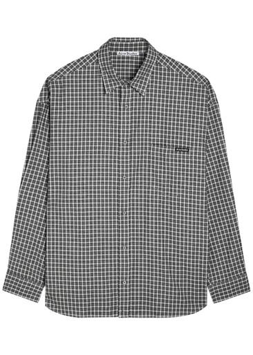 Plaid cotton shirt by ACNE STUDIOS