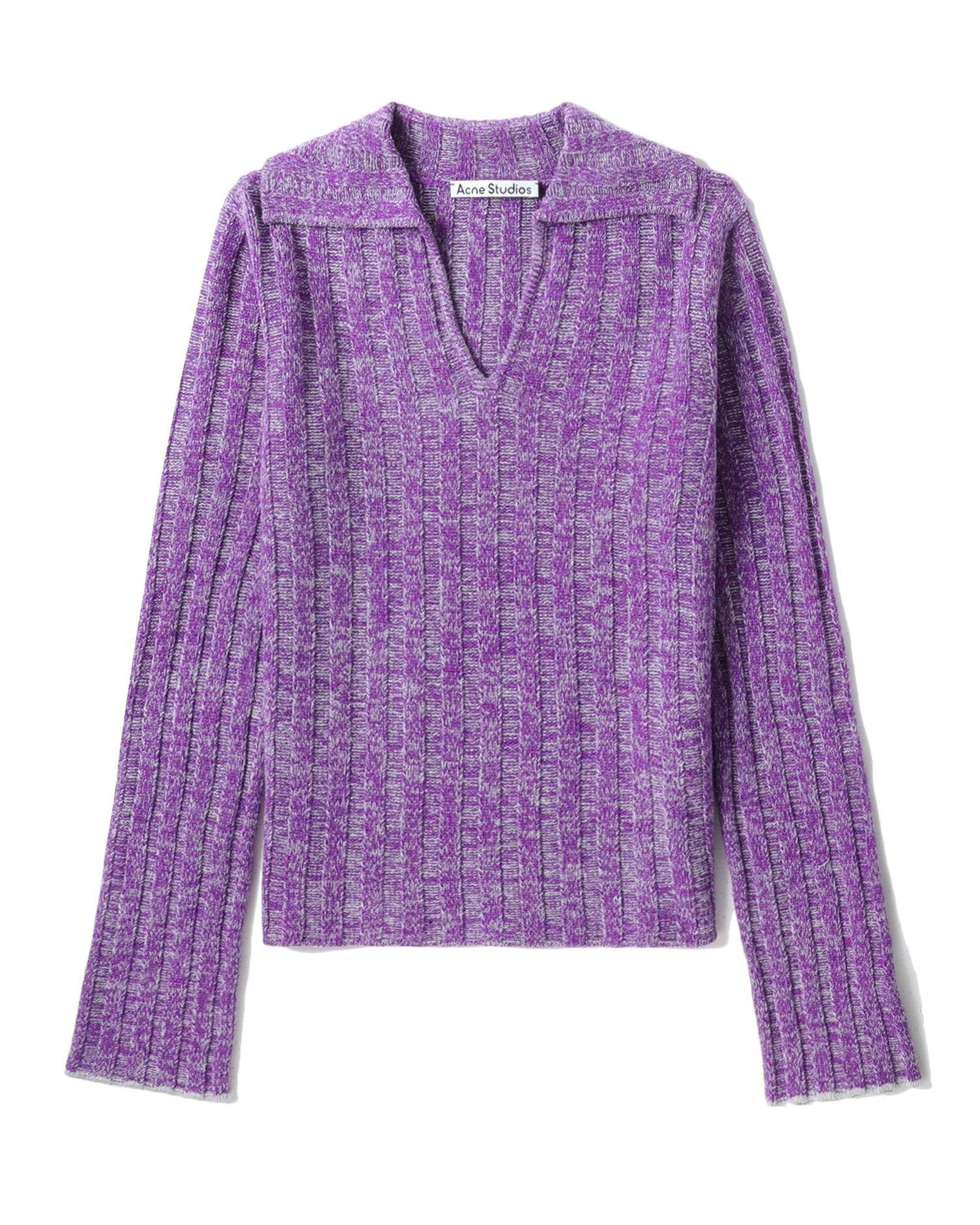 Polo V-neck knit sweater by ACNE STUDIOS