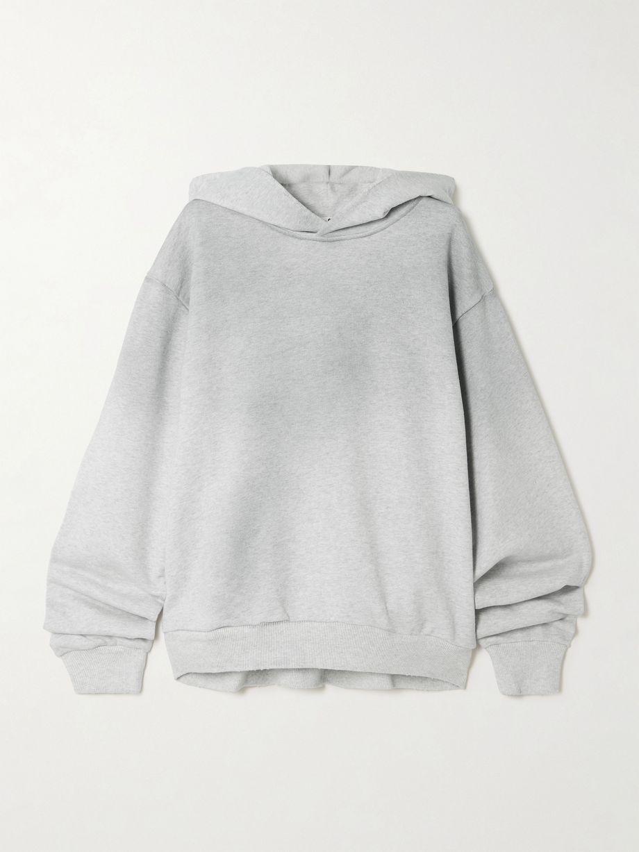 Printed cotton-blend jersey hoodie by ACNE STUDIOS