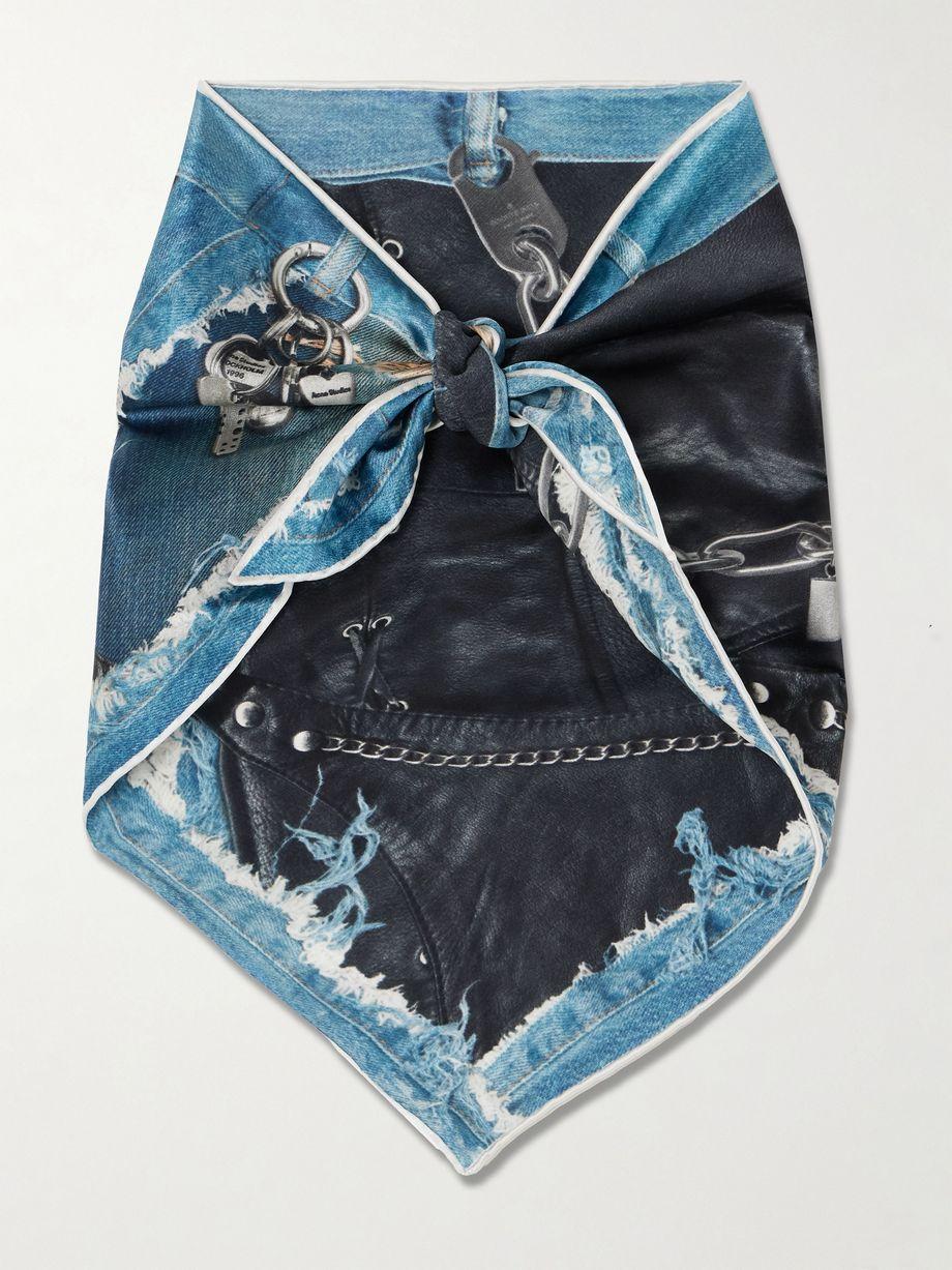 Printed silk scarf by ACNE STUDIOS