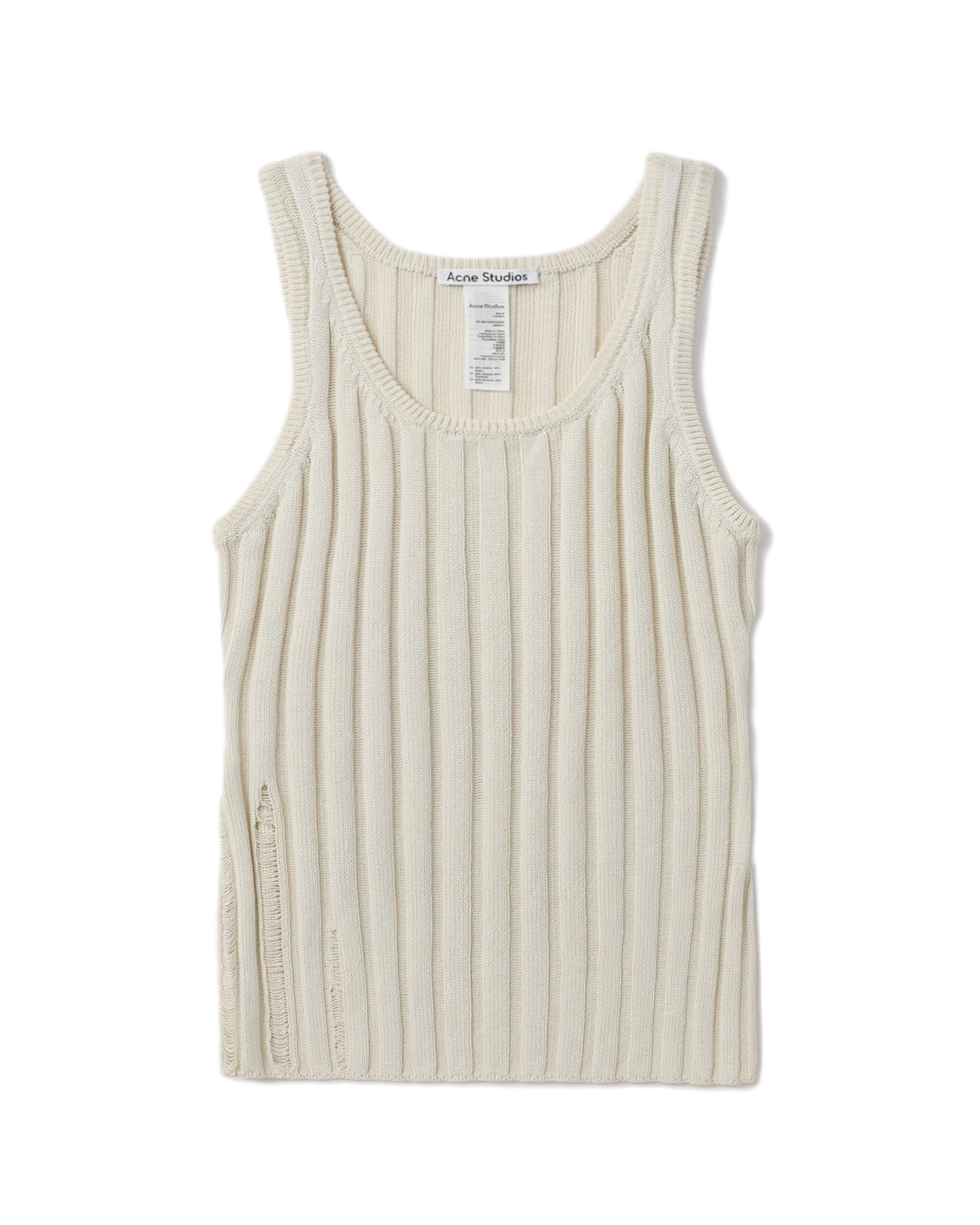 Ribbed tank top by ACNE STUDIOS