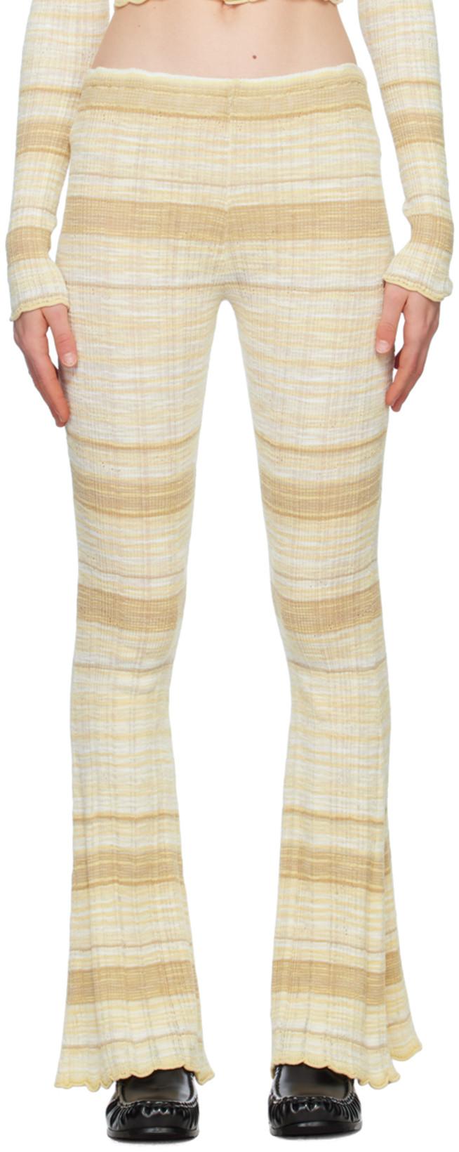 SSENSE Exclusive Beige Lounge Pants by ACNE STUDIOS
