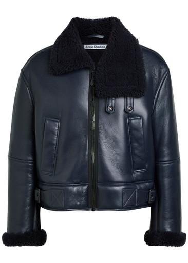 Shearling leather jacket by ACNE STUDIOS
