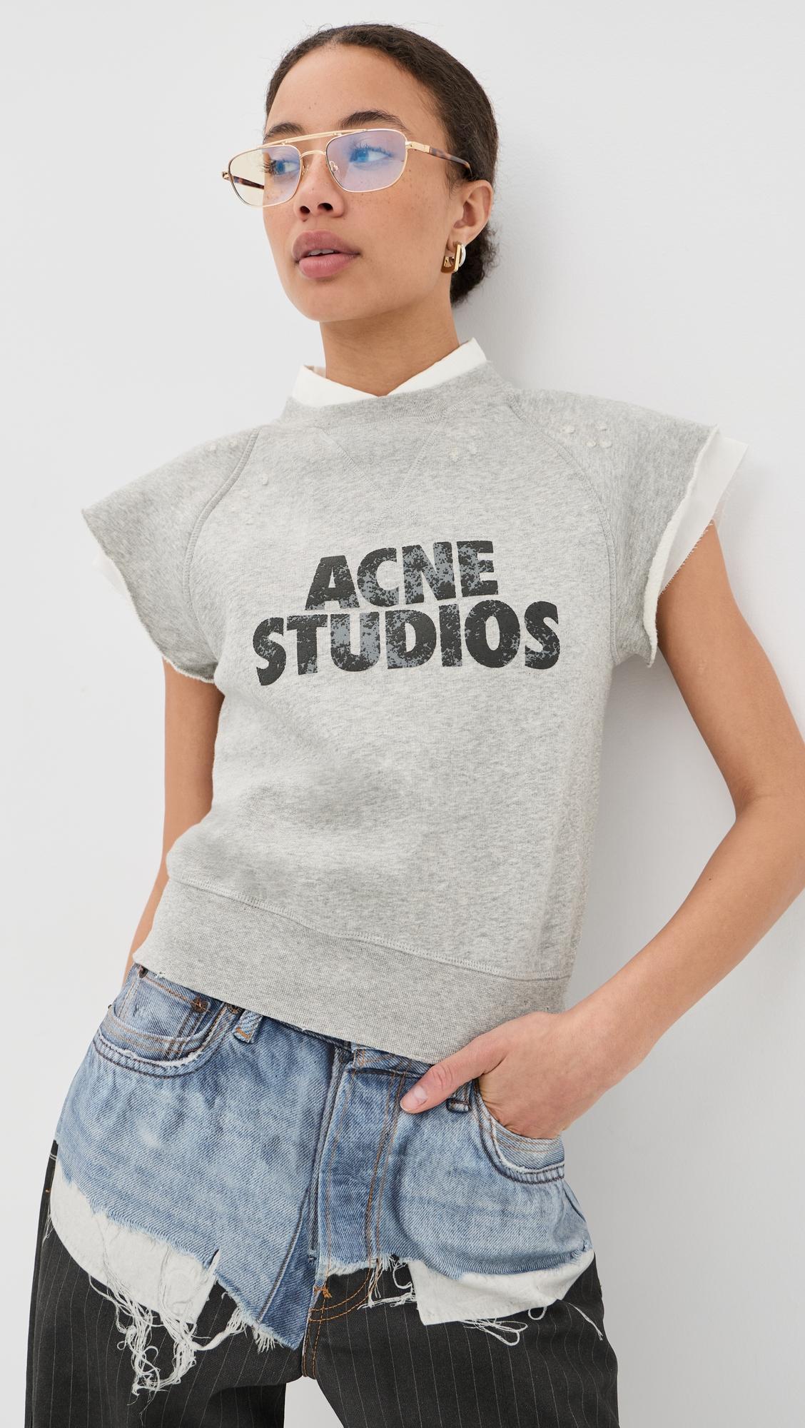 Short Sleeve Sweatshirt by ACNE STUDIOS