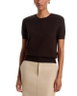Silk Blend Short Sleeve Knit Top by ACNE STUDIOS Silk Blend Short Sleeve Knit Top by ACNE STUDIOS