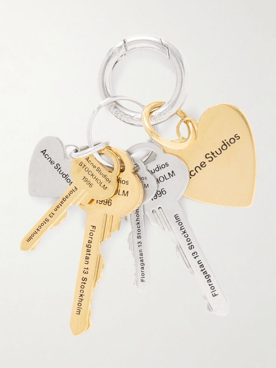 Silver- and gold-tone keyring by ACNE STUDIOS