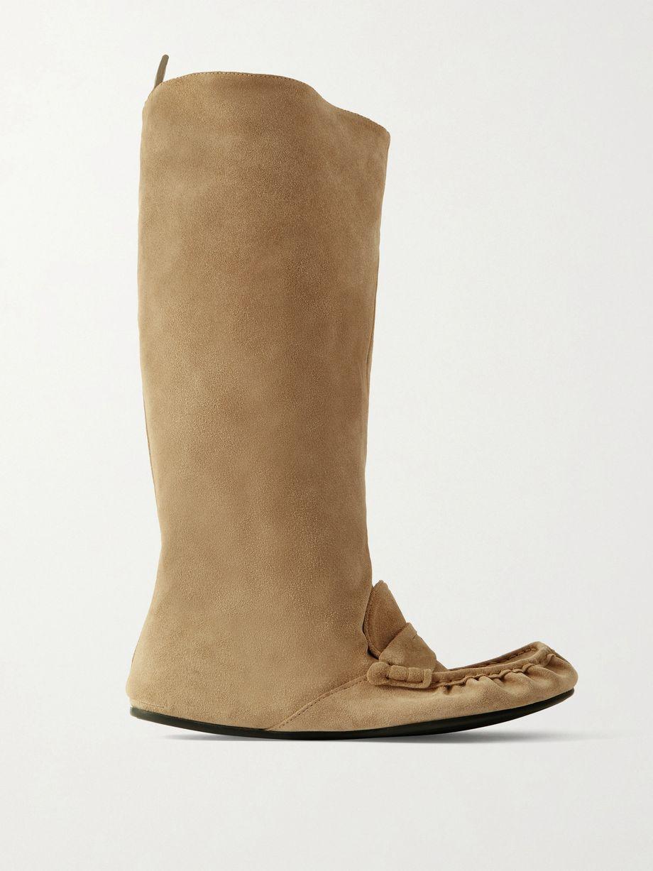 Suede knee boots by ACNE STUDIOS