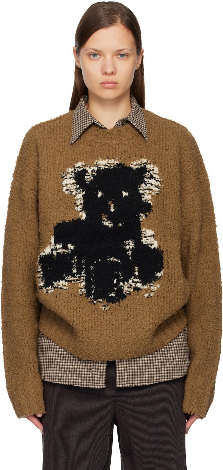 Tan Crewneck Sweater by ACNE STUDIOS