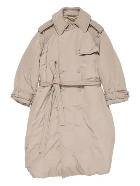 Technical belted-padded trench coat by ACNE STUDIOS