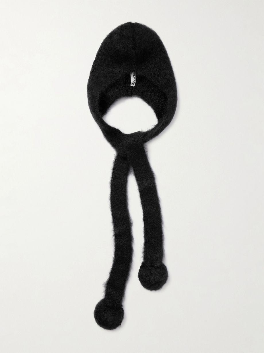 Tie-detailed mohair and wool-blend hood by ACNE STUDIOS