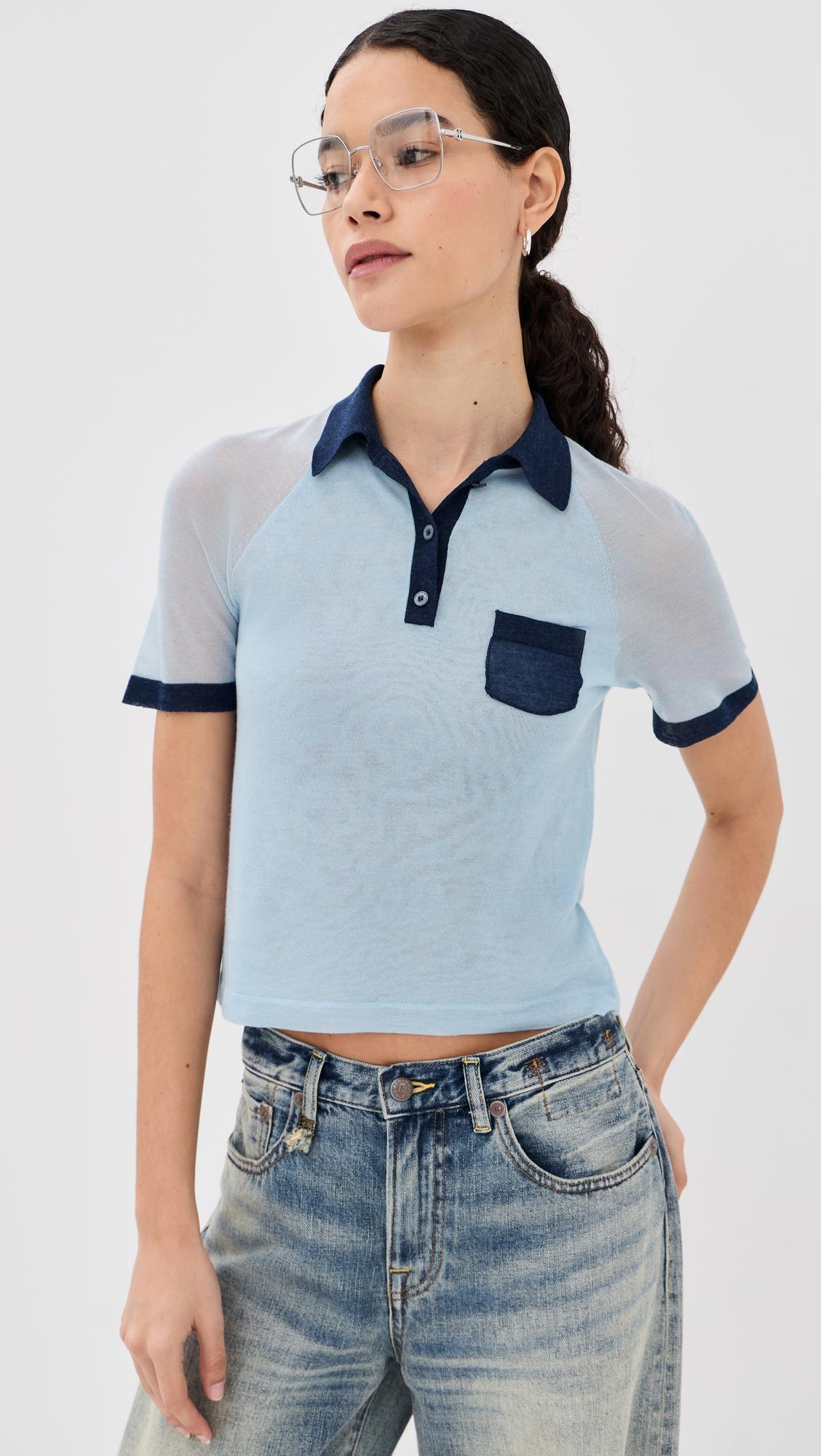 Transparent Polo Sweater by ACNE STUDIOS