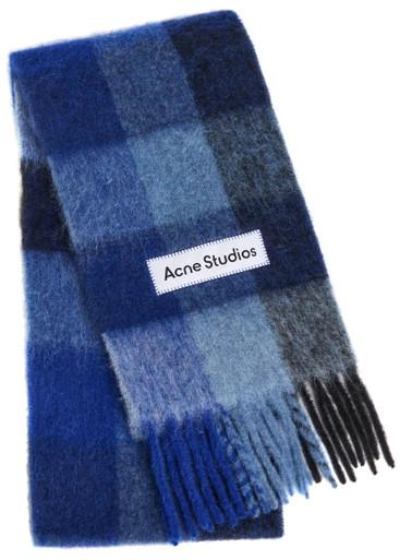 Vally checked wool-blend scarf by ACNE STUDIOS