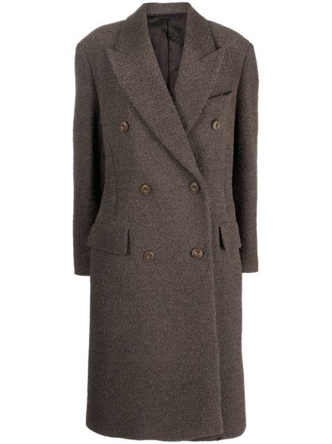 bouclé-texture wool-blend coat by ACNE STUDIOS