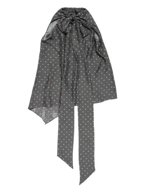bow-tie asymmetric top by ACNE STUDIOS