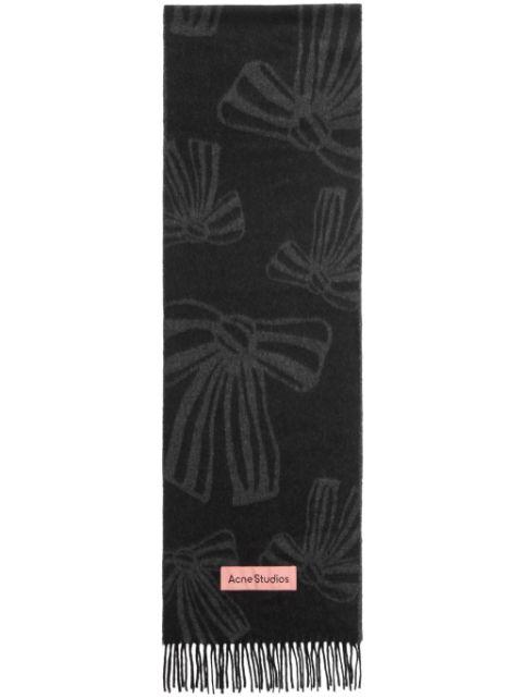 cashmere jacquard scarf by ACNE STUDIOS