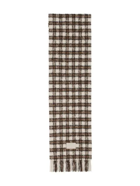 checked fringed scarf by ACNE STUDIOS