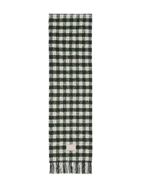 checked fringed scarf by ACNE STUDIOS