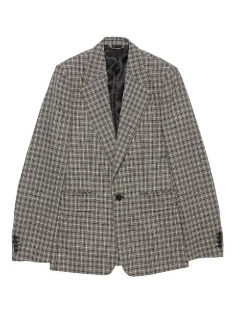 checked wool blazer by ACNE STUDIOS