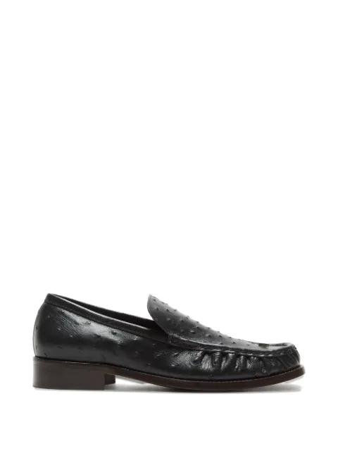 embossed-detail leather loafers by ACNE STUDIOS