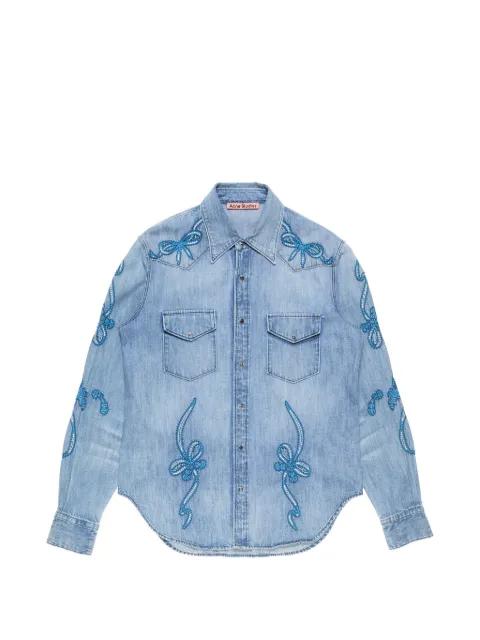 embroidered shirt by ACNE STUDIOS