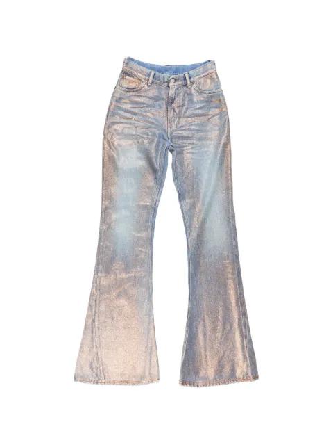 fitted glitter flared trousers by ACNE STUDIOS