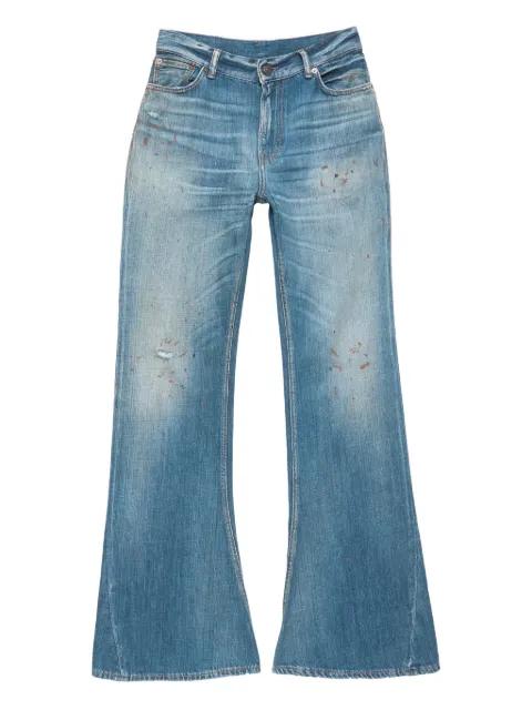 flared patch trousers by ACNE STUDIOS
