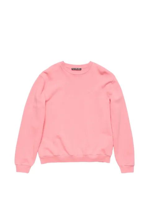 fleece face logo sweatshirt by ACNE STUDIOS
