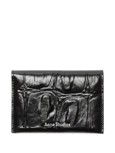 folded leather wallet by ACNE STUDIOS