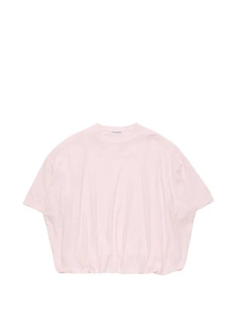 gathered logo T-shirt by ACNE STUDIOS