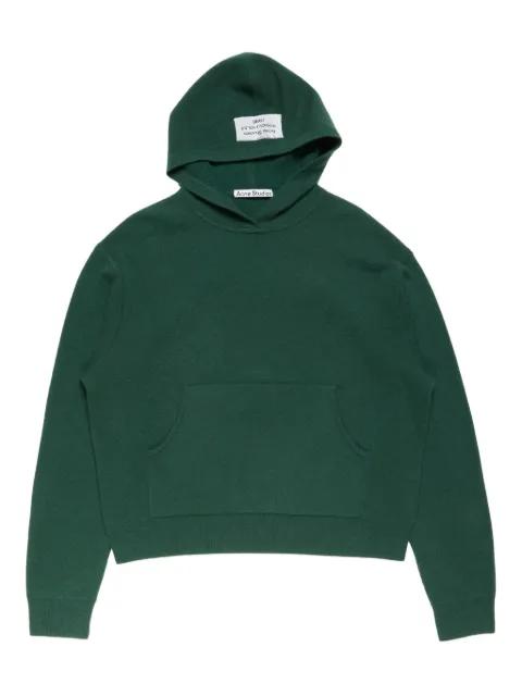 knitted long-sleeve hoodie by ACNE STUDIOS