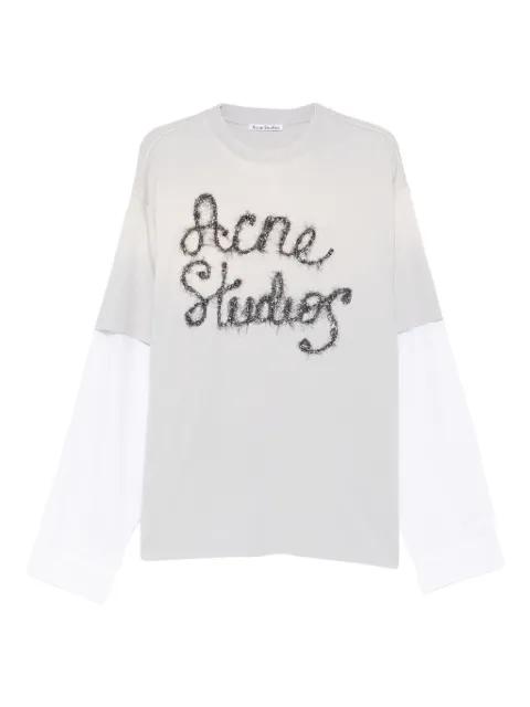 layered logo T-shirt by ACNE STUDIOS