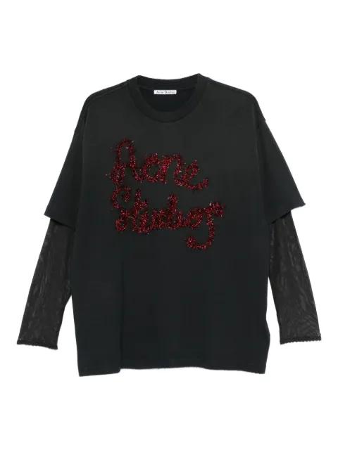 layered logo T-shirt by ACNE STUDIOS