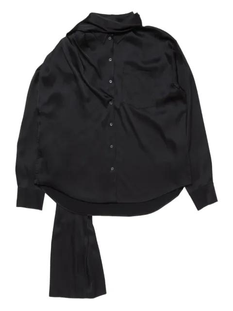 layered satin blouse by ACNE STUDIOS