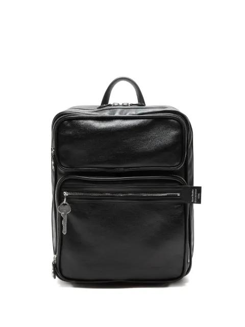 leather top-handle backpack by ACNE STUDIOS