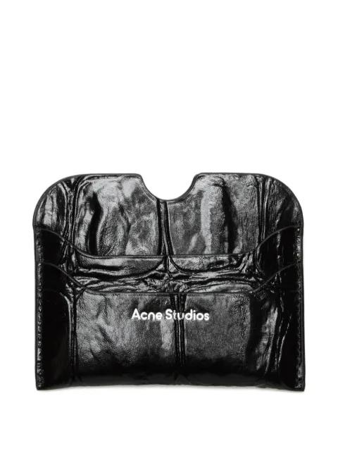 logo-detail embossed card holder by ACNE STUDIOS