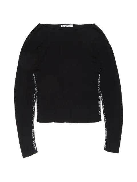 logo-embellishment sweater by ACNE STUDIOS