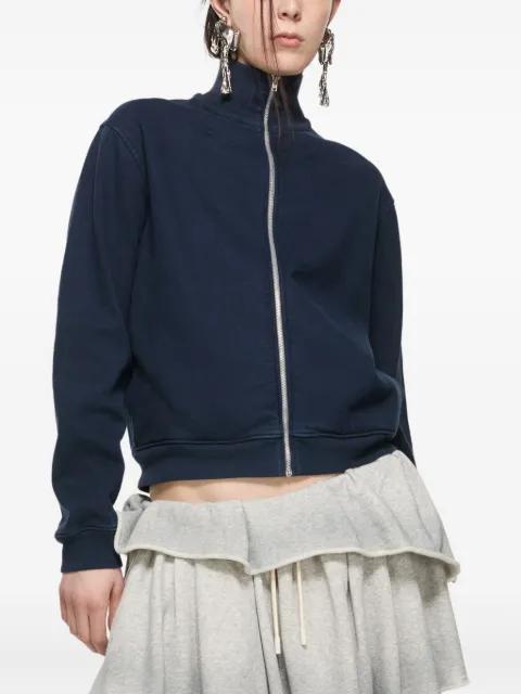 logo-embroidered zip-up sweatshirt by ACNE STUDIOS