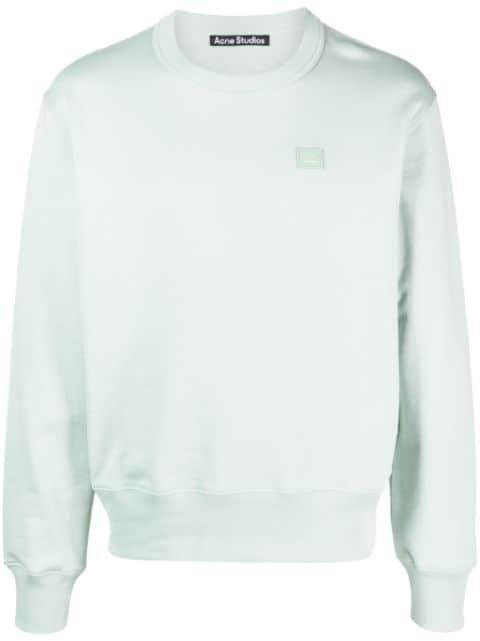 logo-patch cotton sweatshirt by ACNE STUDIOS