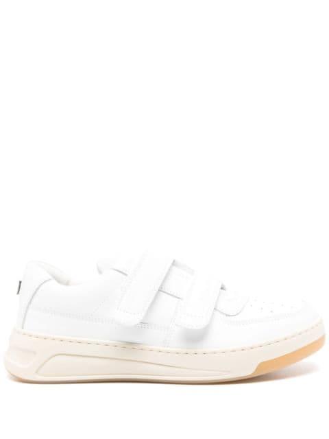 logo-plaque leather sneakers by ACNE STUDIOS