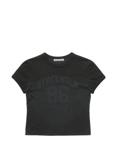logo-print short-sleeve T-shirt by ACNE STUDIOS