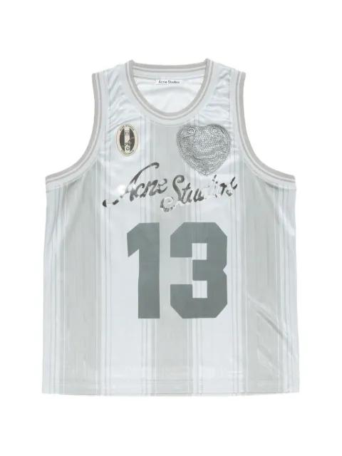 logo-print tank top by ACNE STUDIOS