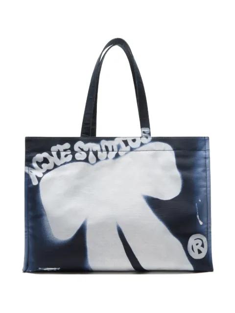 print-detail tote bag by ACNE STUDIOS
