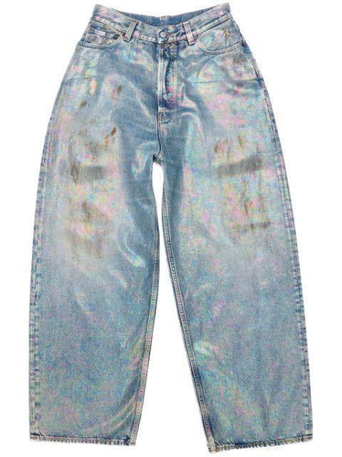 stained-effect wide-leg jeans by ACNE STUDIOS