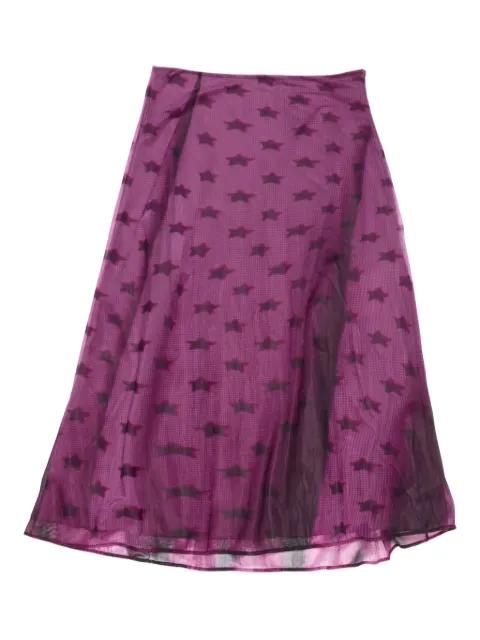 star-print jersey skirt by ACNE STUDIOS