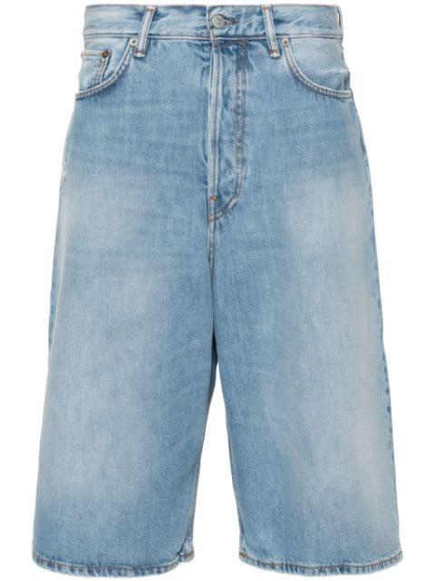 straight-leg denim shorts by ACNE STUDIOS