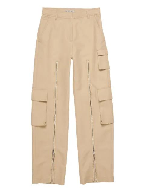 zip-detail cargo trousers by ACNE STUDIOS